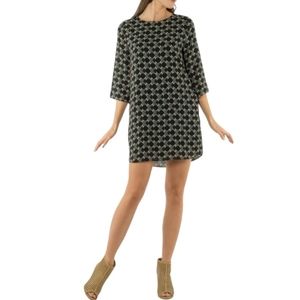 Spencer + Shaw unstructured geometric  bold mod tunic shift retro feel